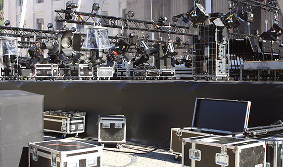 Stage technology illustration