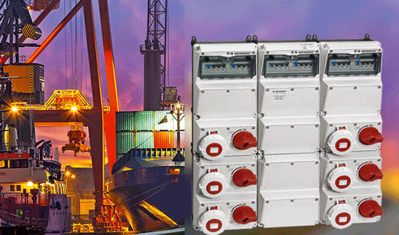 three AMAXX combination units which are assembled to one combination