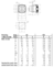 Panel mounted socket