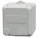 MENNEKES Cepex wall mounted socket, light grey 4807