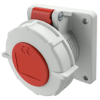 MENNEKES Panel mounted socket with TwinCONTACT 1709