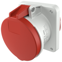 Panel mounted socket
