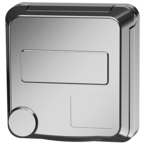 MENNEKES Cepex grounding type panel mounted socket, white aluminium 4504