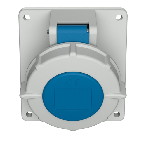 MENNEKES Panel mounted socket with TwinCONTACT 1703 images3d