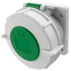 MENNEKES Panel mounted socket with TwinCONTACT 1816