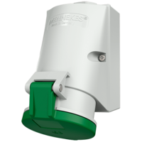 Wall mounted socket with TwinCONTACT