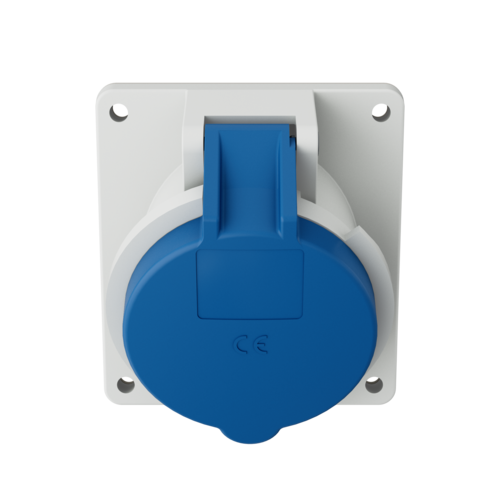 MENNEKES Panel mounted socket with TwinCONTACT 1734 images3d