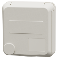 MENNEKES  Cepex panel mounted socket, pure white 4462