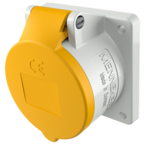MENNEKES Panel mounted socket with TwinCONTACT 1672