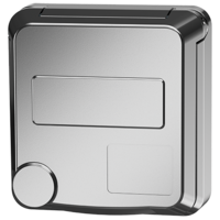 MENNEKES  Cepex panel mounted socket SCHUKO®, white aluminium 4584