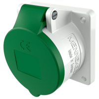 Panel mounted socket