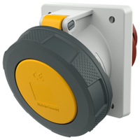 Panel mounted socket