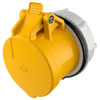 Panel mounted socket RAPIDO® with TwinCONTACT