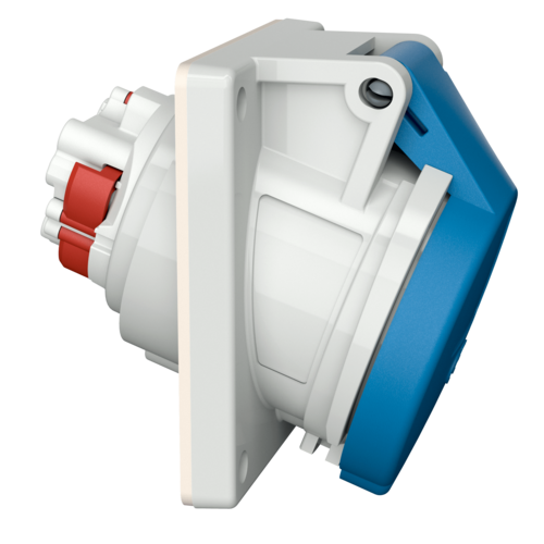 Panel mounted socket with TwinCONTACT 1632