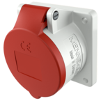 MENNEKES Panel mounted socket with TwinCONTACT 3385