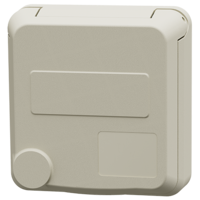 MENNEKES  Cepex panel mounted socket, pearl white 4818