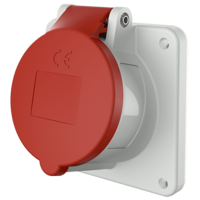 Panel mounted socket