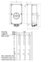 Wall mounted socket DUO