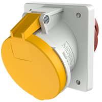 Panel mounted socket