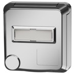 MENNEKES Cepex panel mounted socket, white aluminium 4845ME