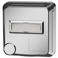 MENNEKES  Cepex panel mounted socket, white aluminium 4845ME