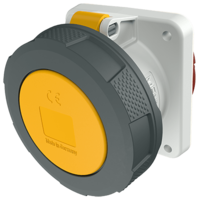Panel mounted socket