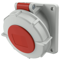 MENNEKES  Panel mounted socket with TwinCONTACT 1173