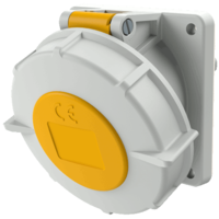 MENNEKES  Panel mounted socket with TwinCONTACT 3566
