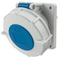 MENNEKES  Panel mounted socket with TwinCONTACT 3573
