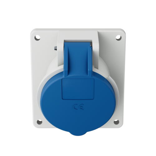MENNEKES Panel mounted socket with TwinCONTACT 1643 images3d