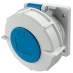 MENNEKES Panel mounted socket with TwinCONTACT 1813