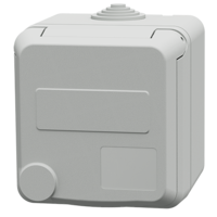 MENNEKES  Cepex wall mounted socket, light grey 4810