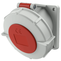 MENNEKES  Panel mounted socket with TwinCONTACT 3590