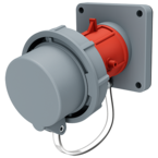 MENNEKES Panel mounted inlet 1253