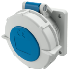 MENNEKES Panel mounted socket with TwinCONTACT 1717