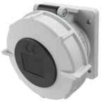 MENNEKES Panel mounted socket with TwinCONTACT 1815