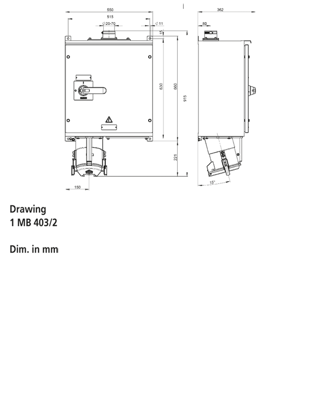 Wall mounted socket DUO 75031