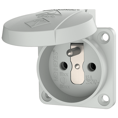 MENNEKES Grounding-type panel mounted socket 11110