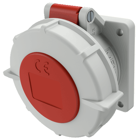 MENNEKES Panel mounted socket with TwinCONTACT 1131
