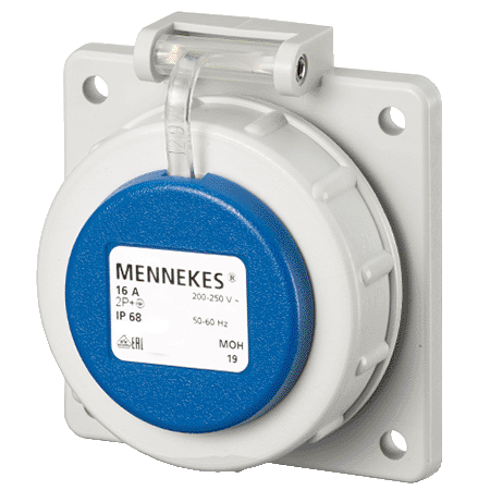 MENNEKES Grounding-type panel mounted socket 17081