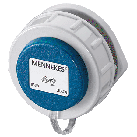 MENNEKES Grounding-type panel mounted socket 17097