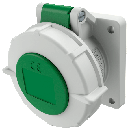 MENNEKES Panel mounted socket with TwinCONTACT 1714