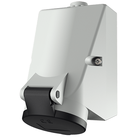 MENNEKES Wall mounted socket with TwinCONTACT 1752