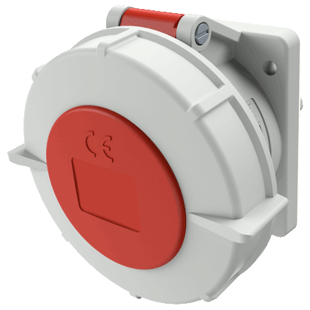 MENNEKES Panel mounted socket with TwinCONTACT 1820