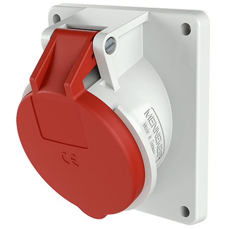 MENNEKES Panel mounted socket with TwinCONTACT 3473
