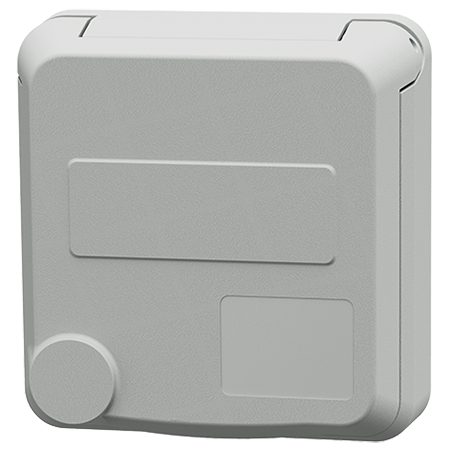 MENNEKES Cepex panel mounted socket, light grey 4410